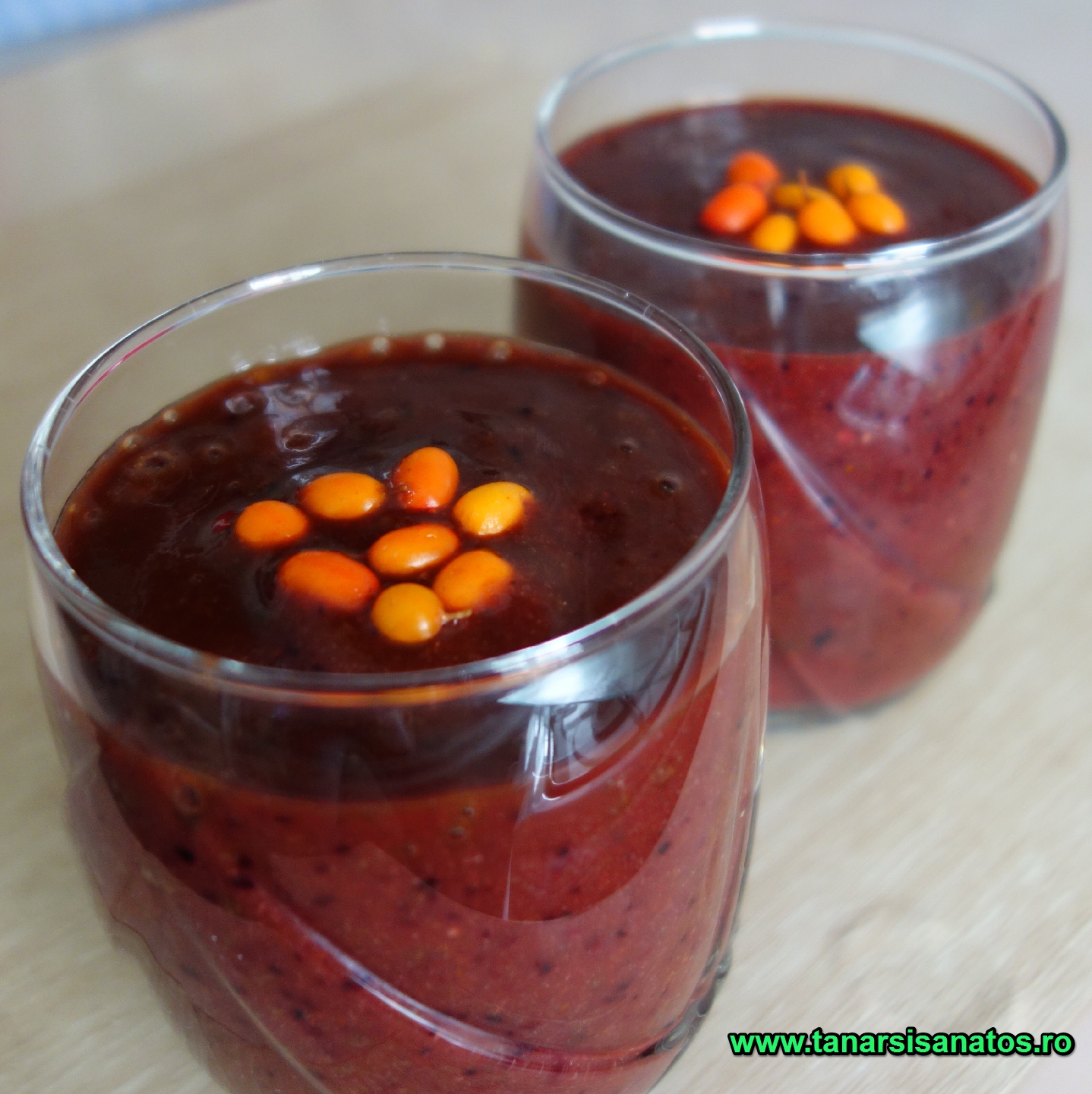 Smoothie de afine si catina 2 TSS