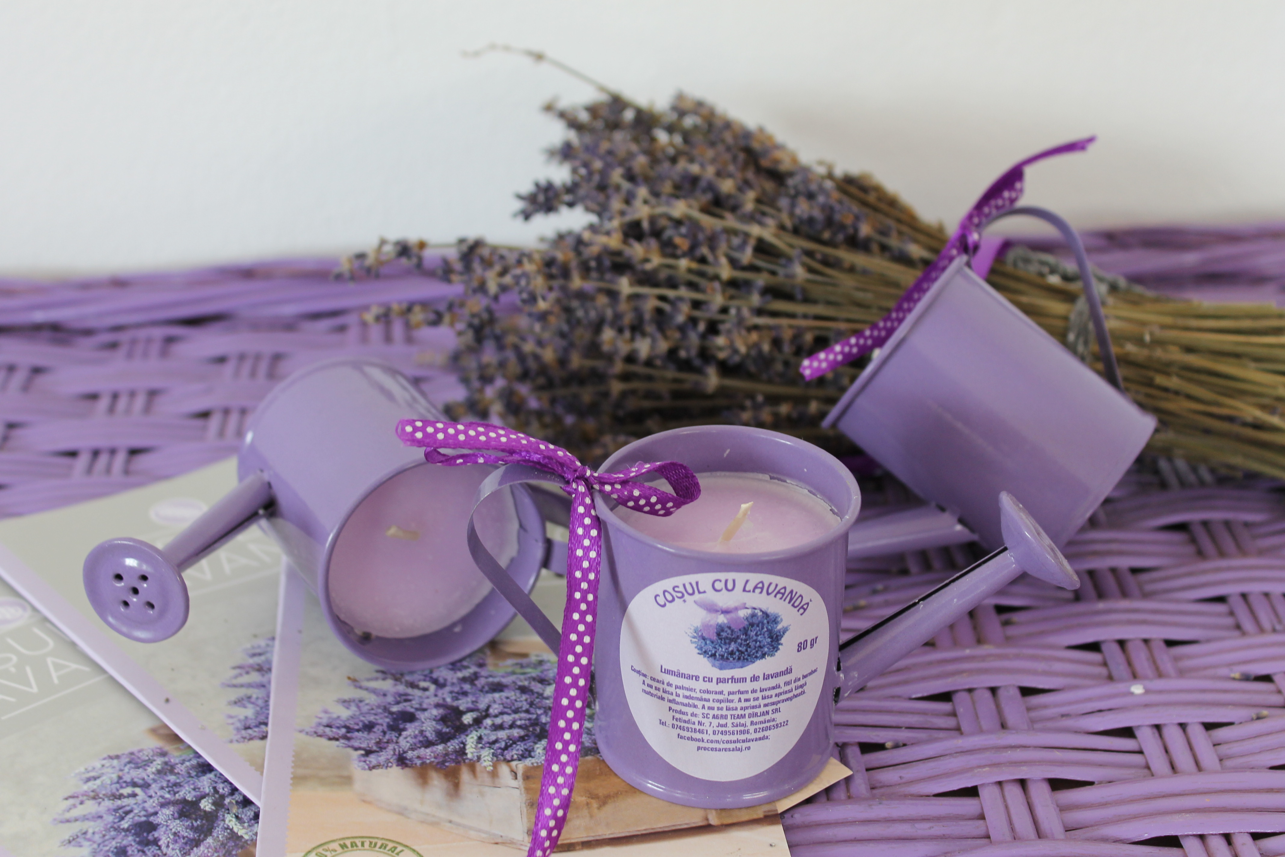 Cosul cu lavanda
